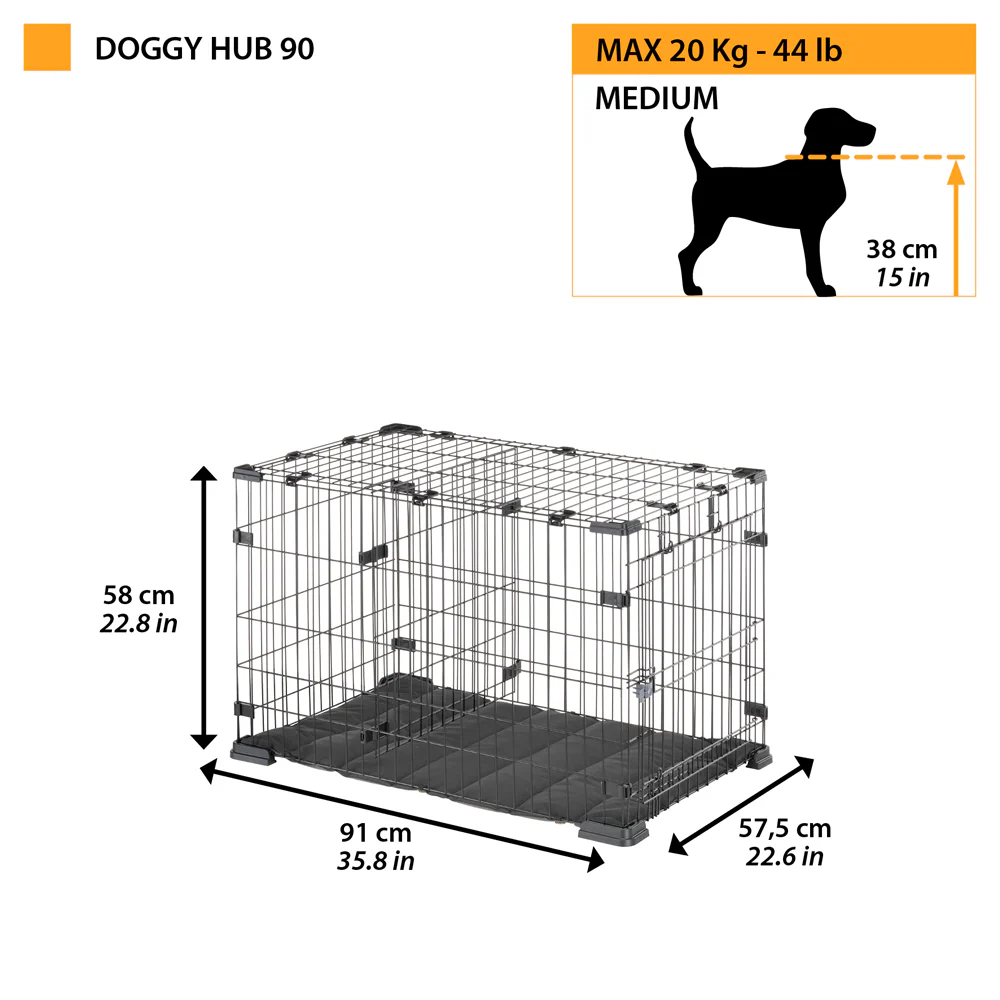 Клітка для собак і цуценят Ferplast Doggy Hub (Ферпласт Доггі Хаб) Запоріжжя - фото 3