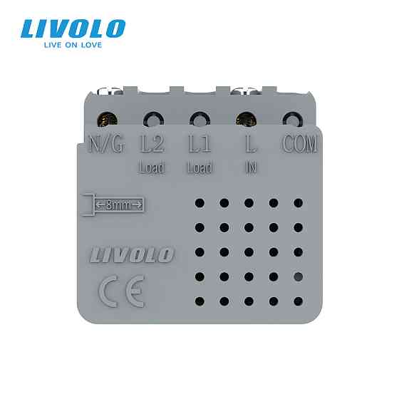 LIVOLO USB Type-C розетка LIVOLO, PD 45W, Power Delivery, швидка зарядка, біла, модуль (VL-FCUC Коломия