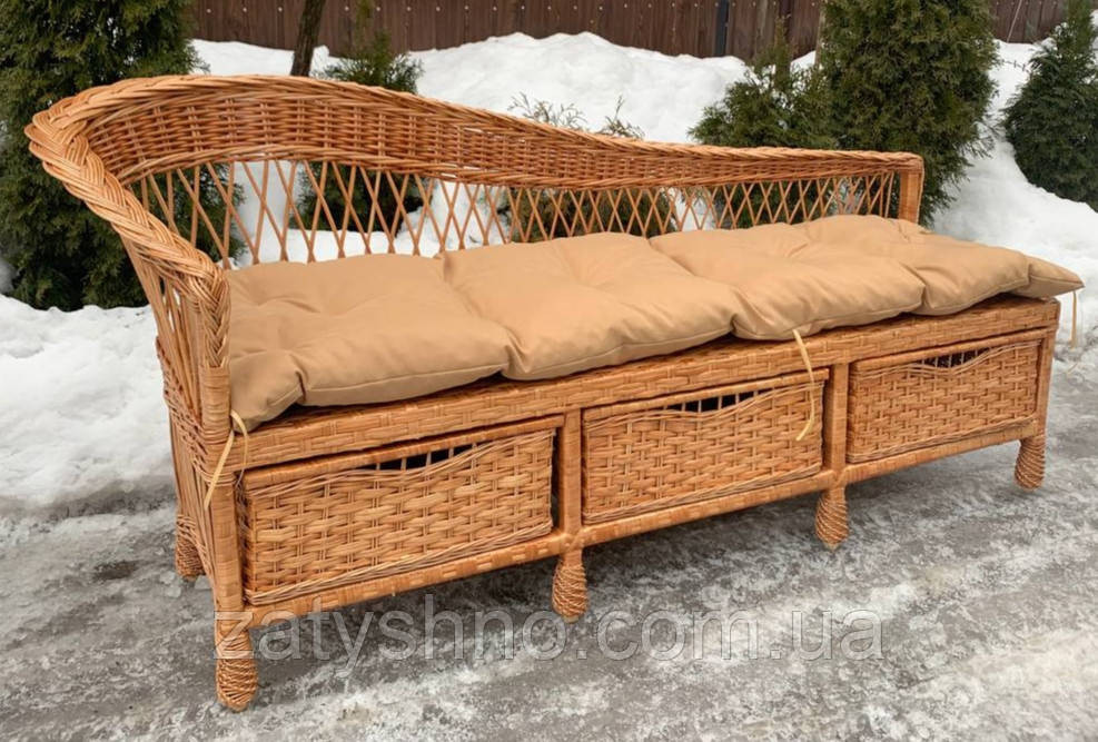 Кушетка плетеная из лозы Киев - изображение 10
