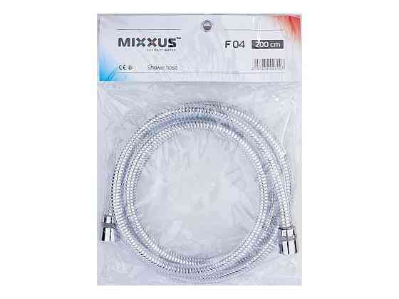 Шланг для душа 200см нержавеющая сталь хром LUMI.F04 ТМ MIXXUS Киев