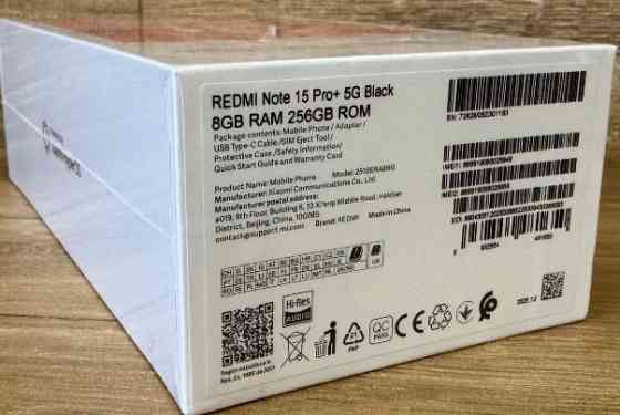 Redmi note 15 pro+ 5g global зарядка та чохол в комплекті. Харків