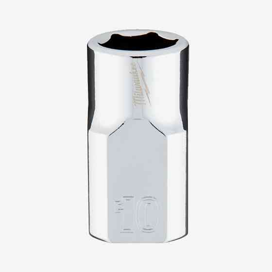 Головка хромированная метрическая 3/8'' MILWAUKEE, 10мм Одесса