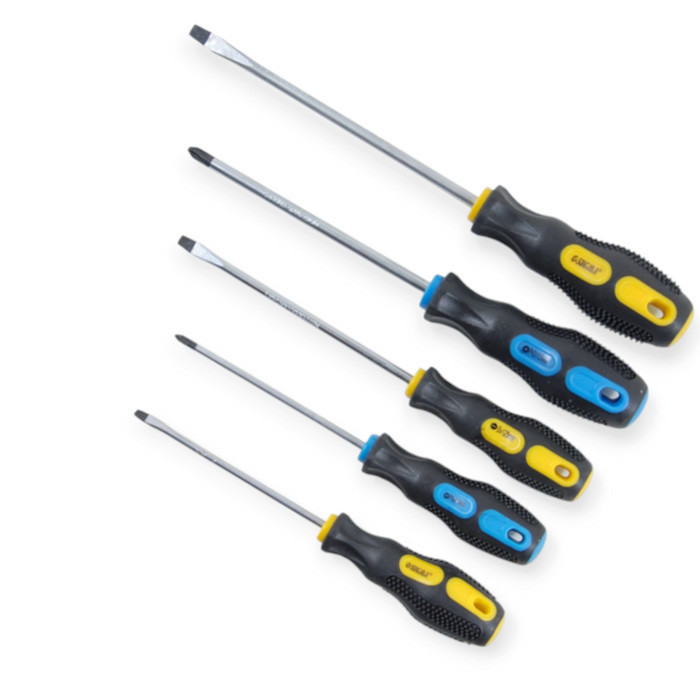 Набір викруток 5 шт магнітні - шліць 4,5,6 мм; хрест 5,6мм Мукачево - фото 1