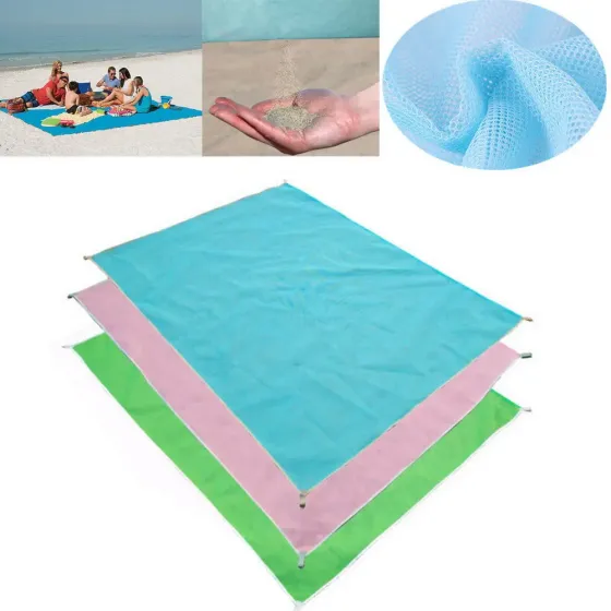 Анти-песок Пляжная чудо подстилка коврик для моря Originalsize Sand Free Mat Коломия