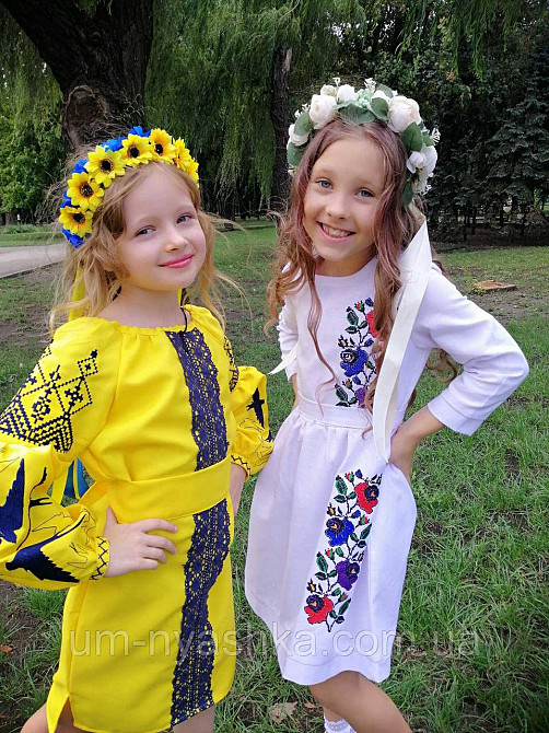 Дитяча вишита сукня з ластівками 104-152 Кривой Рог - изображение 6