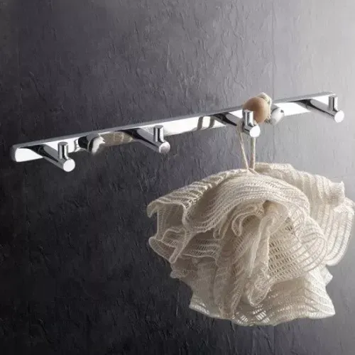 Держатель для полотенец и одежды GAPPO G202-4 на 4 крючка 235 мм, хром Киев