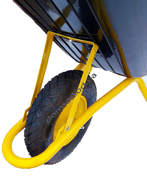 Тачка строительная, тачка садовая с пластиковым корытом Одесса - изображение 5