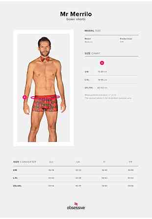 Рольовий костюм Mr Merrilo bokserki i mucha 2XL/3XL Sex Aura Київ