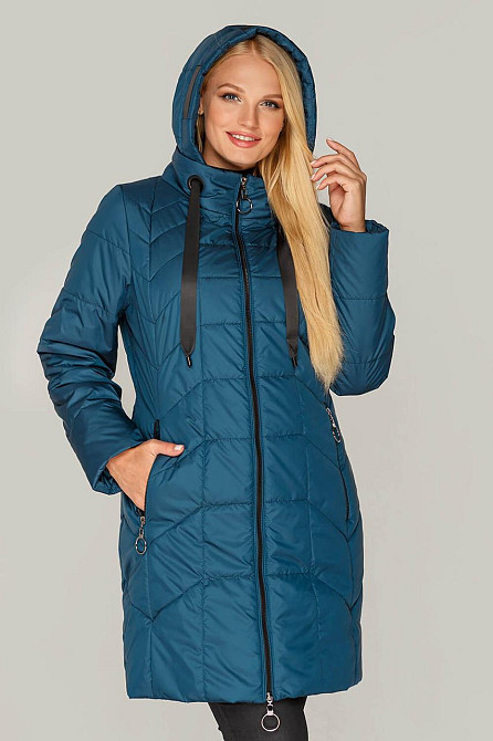 ПРАКТИЧНАЯ ЖЕНСКАЯ КУРТКА - ПЛАЩ БЕРТА  В БОЛЬШИХ РАЗМЕРАХ НА ОСЕНЬ / ВЕСНУ. 50-60р. Київ - фото 4