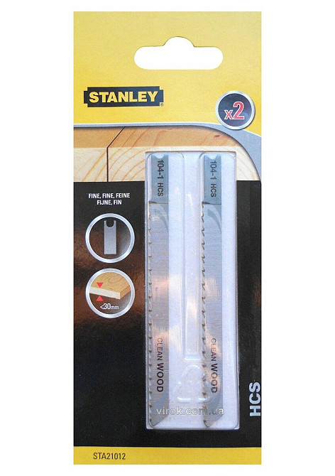 Набір полотен для електролобзика STANLEY , 2шт, хвост U Одеса - фото 1