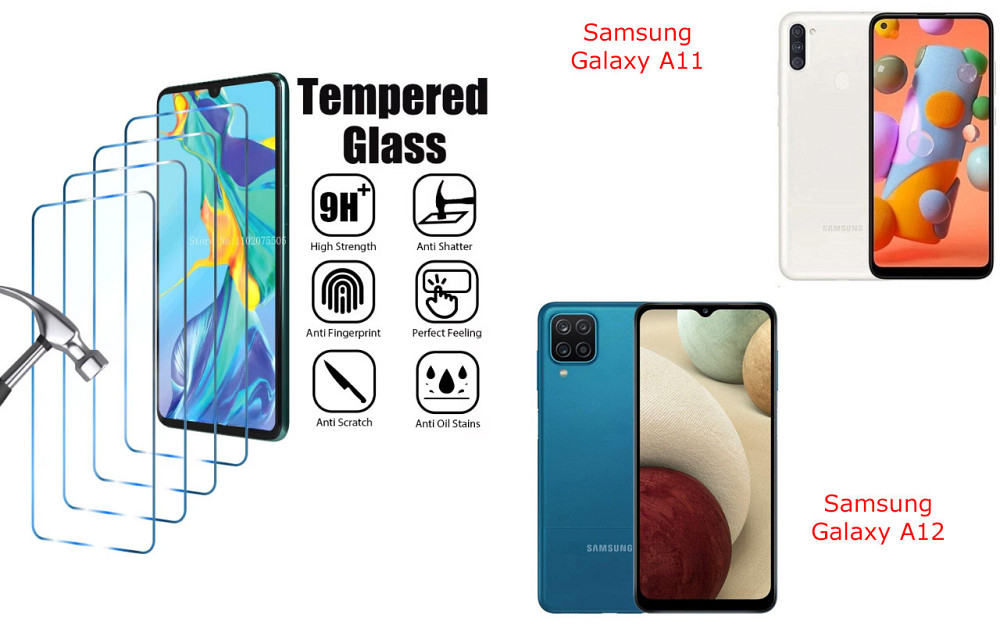 Защитное стекло ArmorGlass для Samsung Galaxy A11, Galaxy A12 – устойчивое к царапинам и ударам Киев - изображение 1
