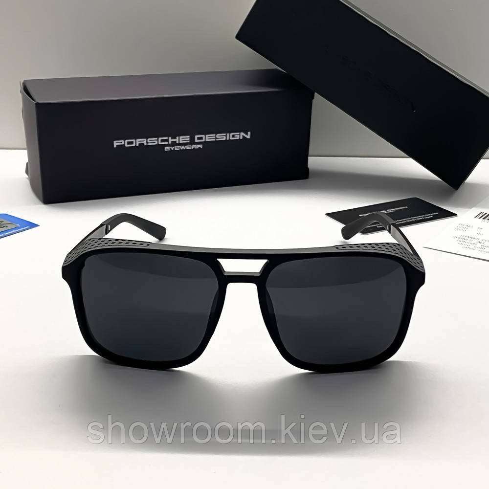 Чоловічі сонцезахисні окуляри з поляризацією Porsche Design (0021) Київ - фото 2