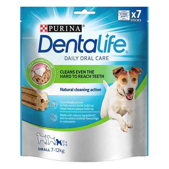 Додатковий сухий корм Purina Dentalife для дорослих собак малих порід (для підтримки здоров'я порожнини рота) 7x16 г Вінниця