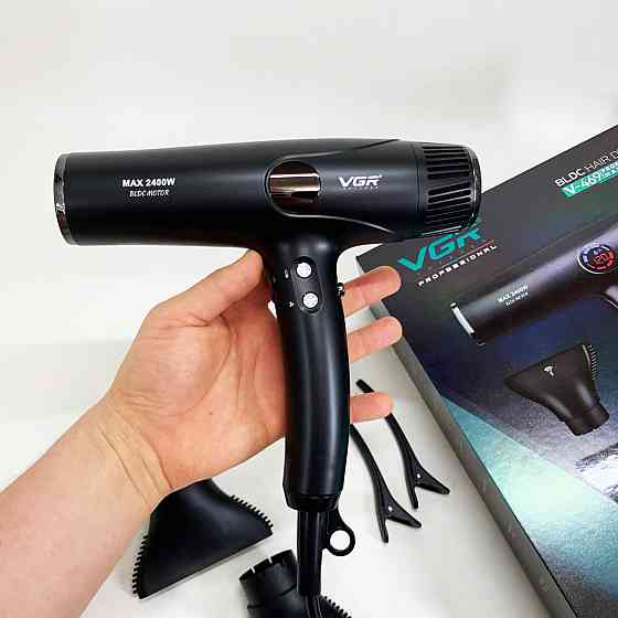 Фен з регулятором потужності і температури VGR, Фен з регульованою швидкістю і температурою JR-67 Івано-Франківськ