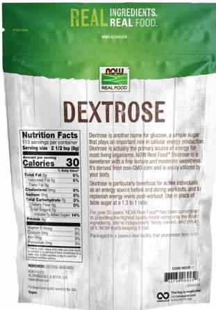 Сахарозаменитель Декcтроза Now Foods Dextrose 907g Киев