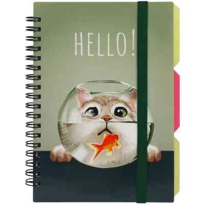 Блокнот Optima Desing 36, B6 с разделителями 100 листов, клетка (O20358-36) Винница