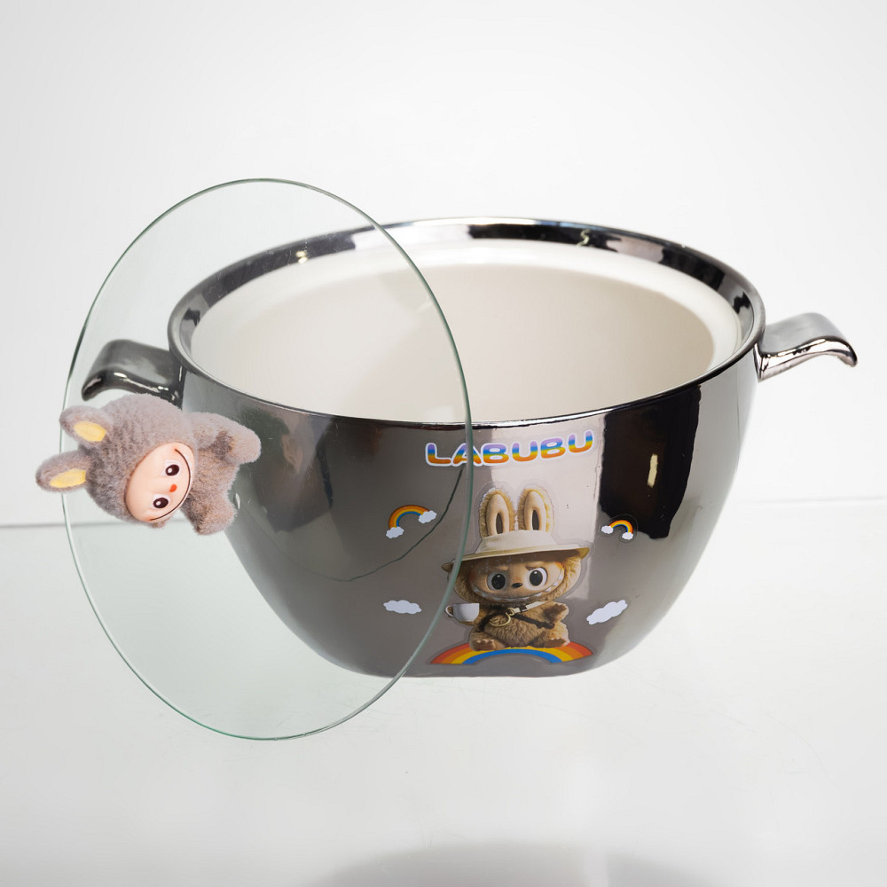 Дитяча бульонниця Labubu з кришкою і ручками 800 мл Київ - фото 1