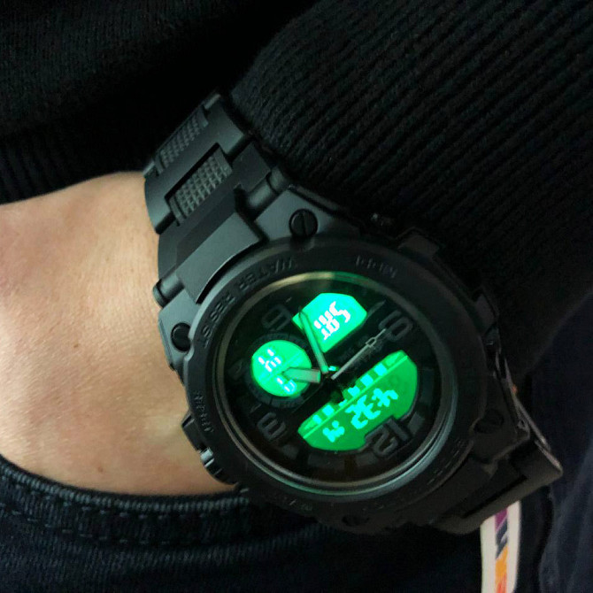 Армійський годинник топ SKMEI 1452BK BLACK, Годинник армійський скмей, Годинники UL-943 кварцові армійські Київ - фото 9