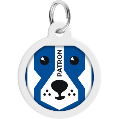 Адресник для животных WAUDOG Smart ID с QR паспортом "Патрон", круг 25 мм (625-4025) Винница - изображение 2