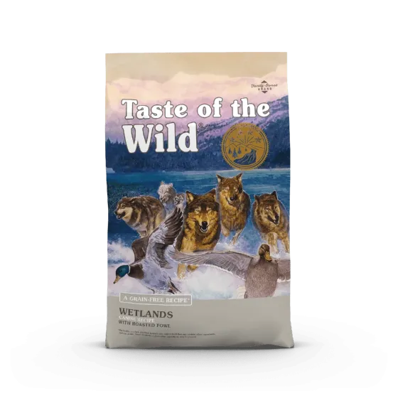 Taste of the Wild Wetlands (Тейст оф зе Вайлд Ветлендс из утки перепелов и индейки) беззерновой корм для собак 2 кг. Запорожье