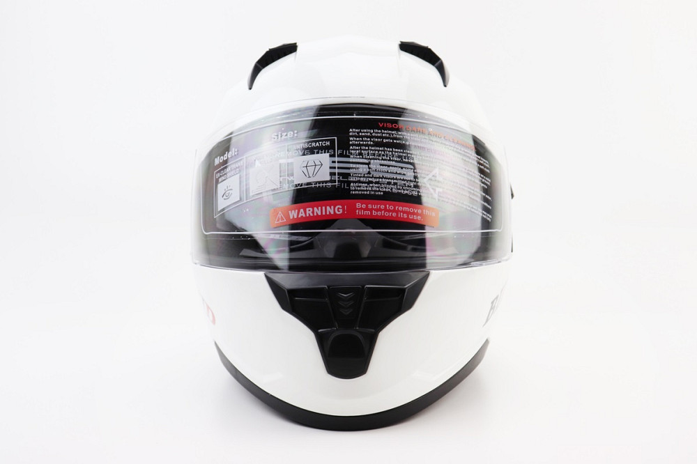Шолом інтеграл, закритий (сертифікація DOT)+відкидні окуляри BLD-M67 М (57-58см), БІЛИЙ глянець Киев - изображение 5