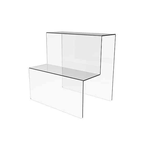 Горка EKOSTAR под товар на 2 ступеньки из акрила 150x100x120 Киев