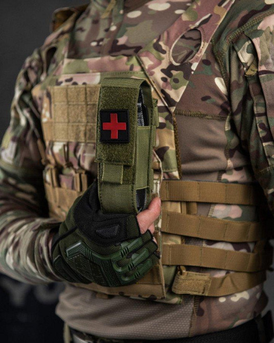 Підсумок під турнікет з липучкою олива ВТ7099 Одеса - фото 4