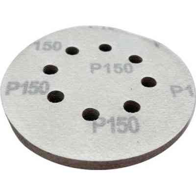 Круг зачистной Зеніт 125 мм с отверстиями под пылевывод (10 шт.) Р150 (12500150) Винница