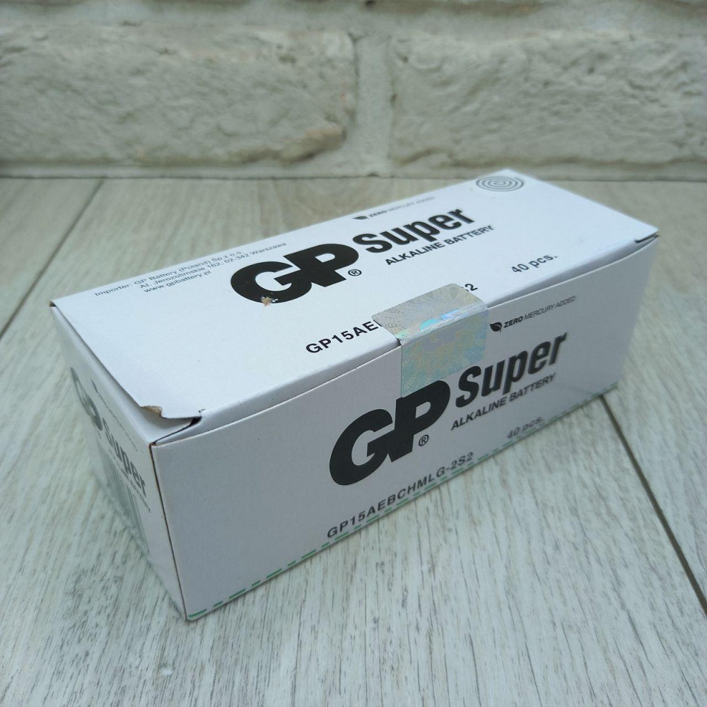 Батарейки Super Alkaline GP AA/LR06 1.5V блок батарейок/40штук Харків - фото 4