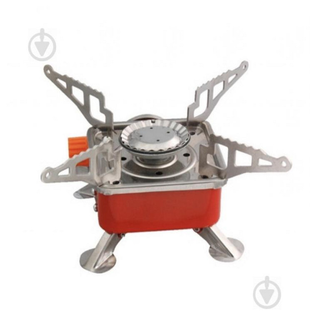 Плита газова туристична KOVAR К-202 з п'єзопідпалом Червоний (300538) Коломыя - изображение 2