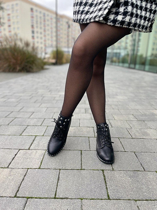 SOTHBY'S Черевики жіночі Sothby's чорні натуральна шкіра 37-40р. (Б-554/2 3544) Коломыя - изображение 3