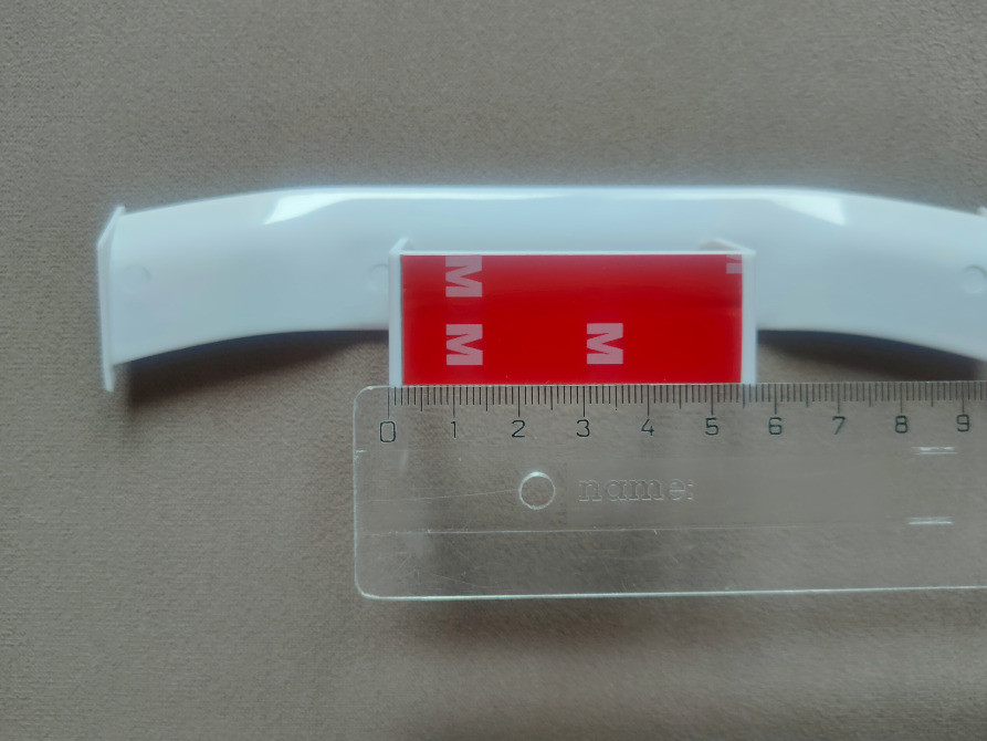 Міні Спойлер на авто Білий з посиленим скотчем Київ - фото 2