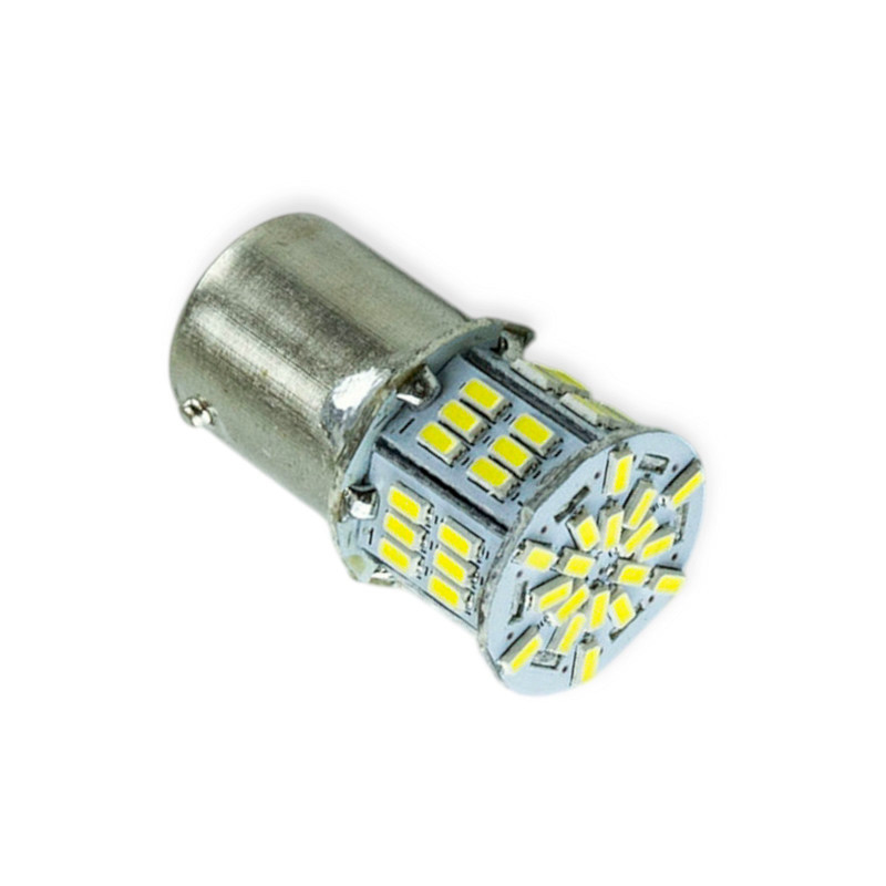 Автолампа світлодіодна А 12-21 WHITE 54 SMD 3014 CANBUS обманка Мукачево - фото 1