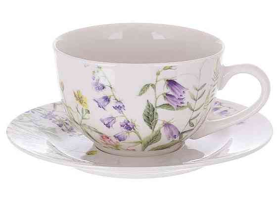 Набор чайный 4пр. Floral (чашка 250мл-2шт, блюдце 15,5см-2шт) ТМ BONADI Solmir Киев