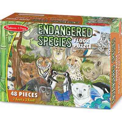 Пазл Melissa&amp;Doug Мега "Вимираючі види тварин", 48 елементів (MD4437) Вінниця