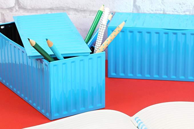 Коробка для хранения бытовых вещей, голубая Ровно - изображение 2