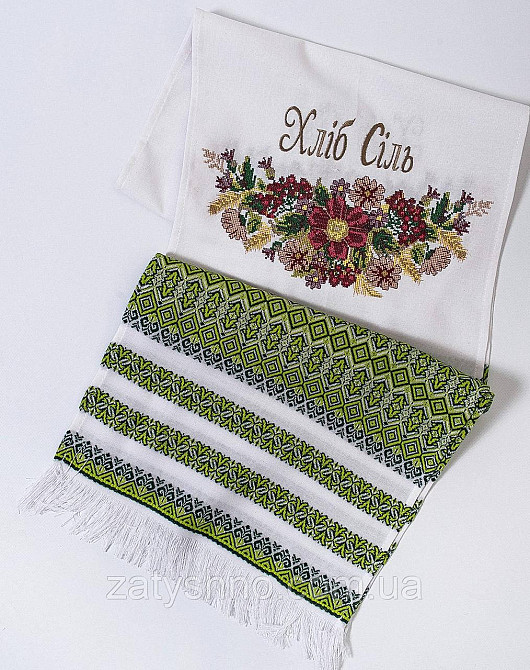 Зелений рушник під коровай Київ - фото 3