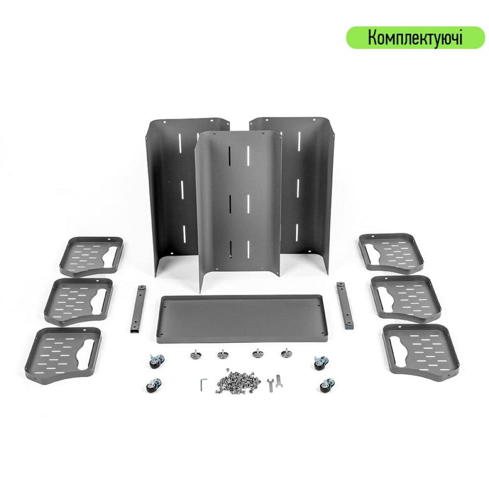 Стелаж універсальний для зберігання триярусний 60х30х77см SW-00002259 Київ - фото 8