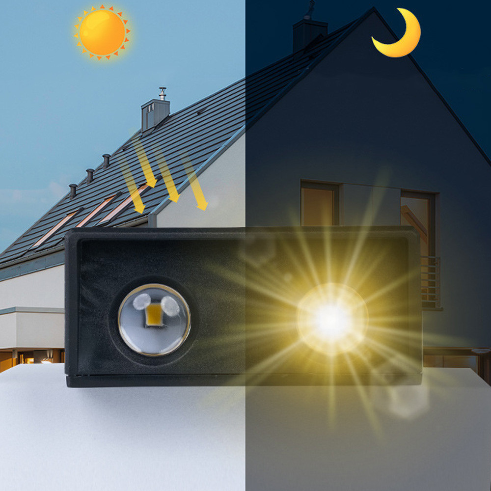 Настінний світильник на сонячній панелі,Теплий білий SBR Київ - фото 5