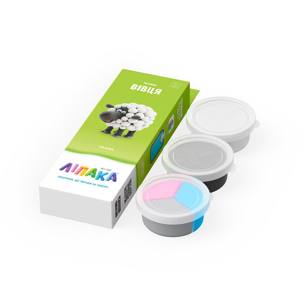 Набір пластиліну, що самостійно твердіє, ЛІПАКА – Вівця Днепр - изображение 2