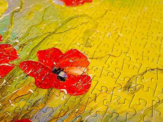 Пазл Маки в місячному світлі - Poppies in the Moonlight (Enjoy-1823) Киев