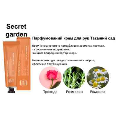 Крем для рук Lamelin Secret Garden 50 мл (8809733214607) Винница