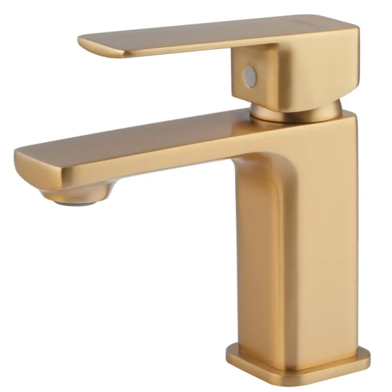 Змішувач для умивальника Haiba Kubus 001 BRUSHED GOLD   ( HB9622 ) 28731 Харків