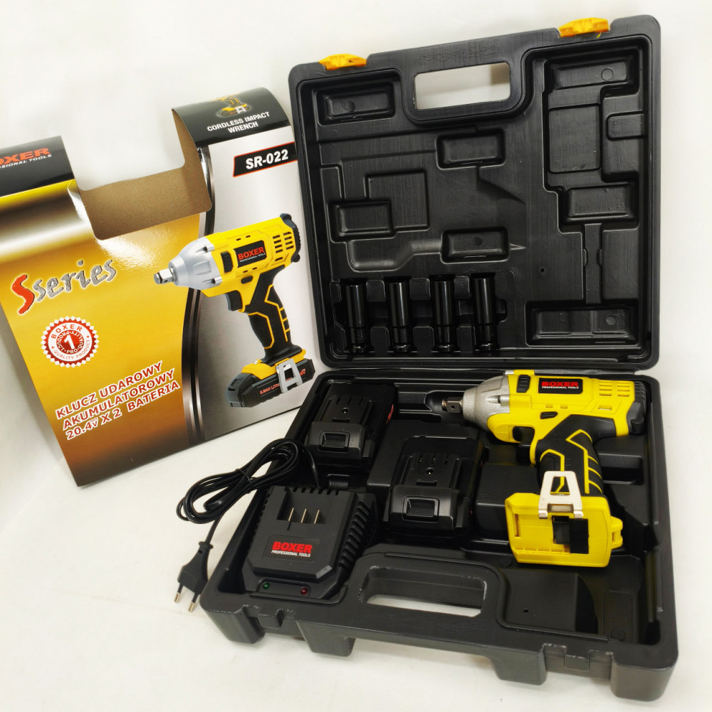 Гайковерт професійний акумуляторний 20.4 В, 250 Нм Boxer SR-022 для автосервісу LJ-78 Львів - фото 9