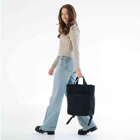 Сумка-рюкзак для мами Чорна Київ