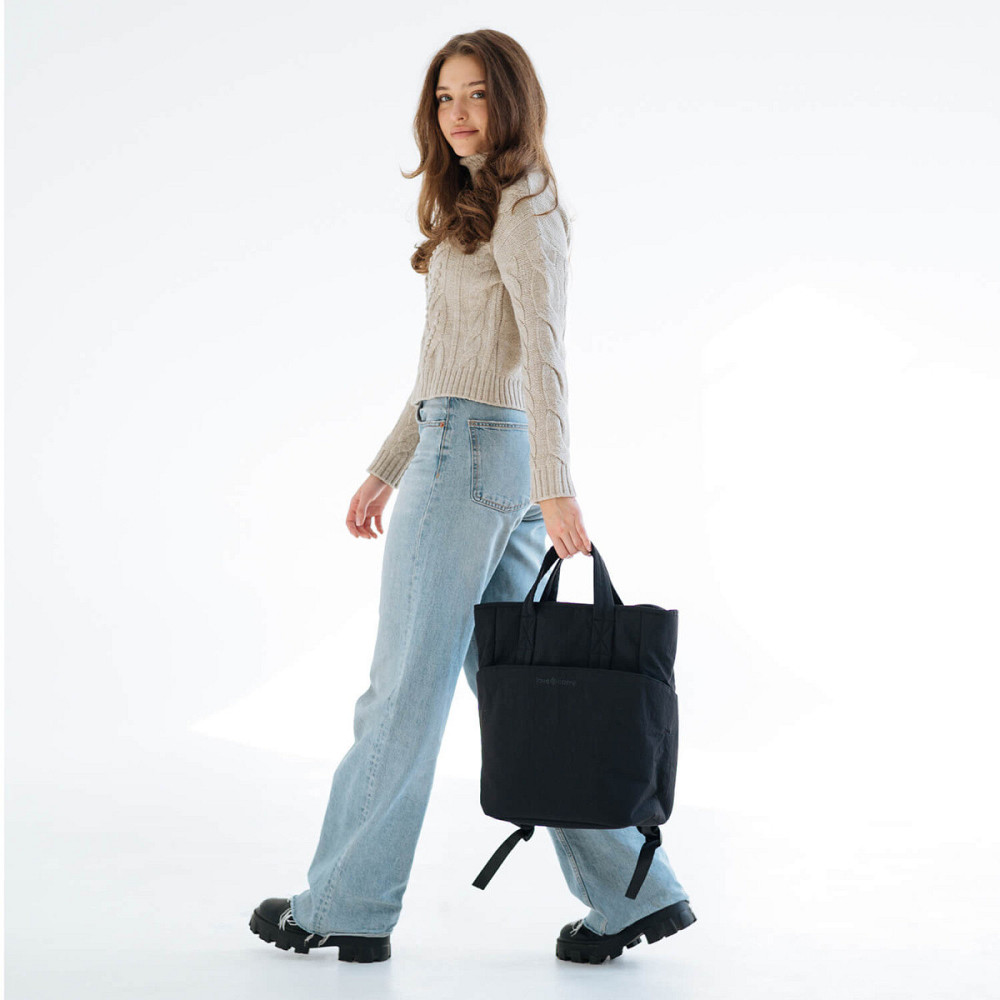 Сумка-рюкзак для мами Чорна Київ - фото 5