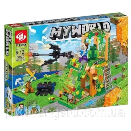 Конструктор Minecraft My World 391 деталь блочний F 9020-2 Хмельницький