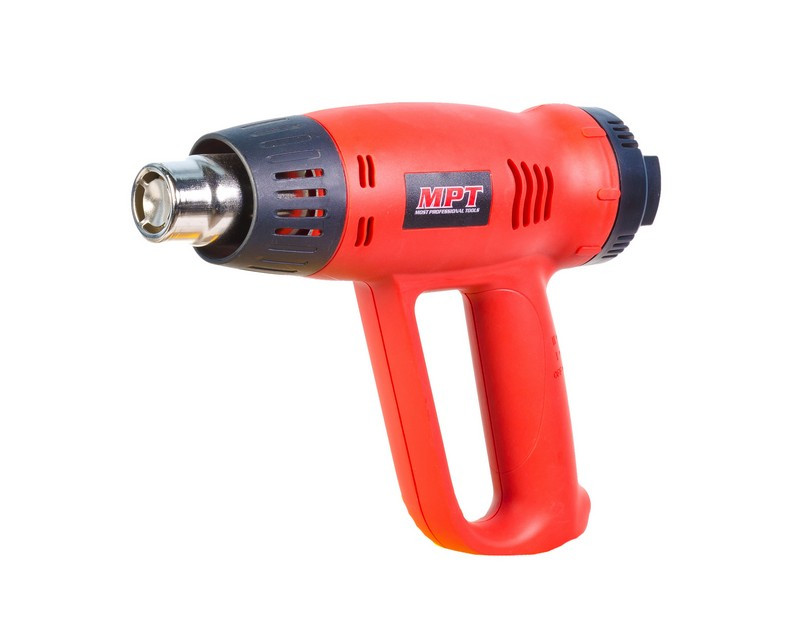 MPT Фен промисловий MPT PROFI 2000 Вт 60-630°С 300-500 л/хв насадки 2 шт MHG2005V Коломия - фото 5