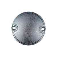 Накладка правої кришки двигуна мопед мопед Дельта (кругла, хром) Мукачево