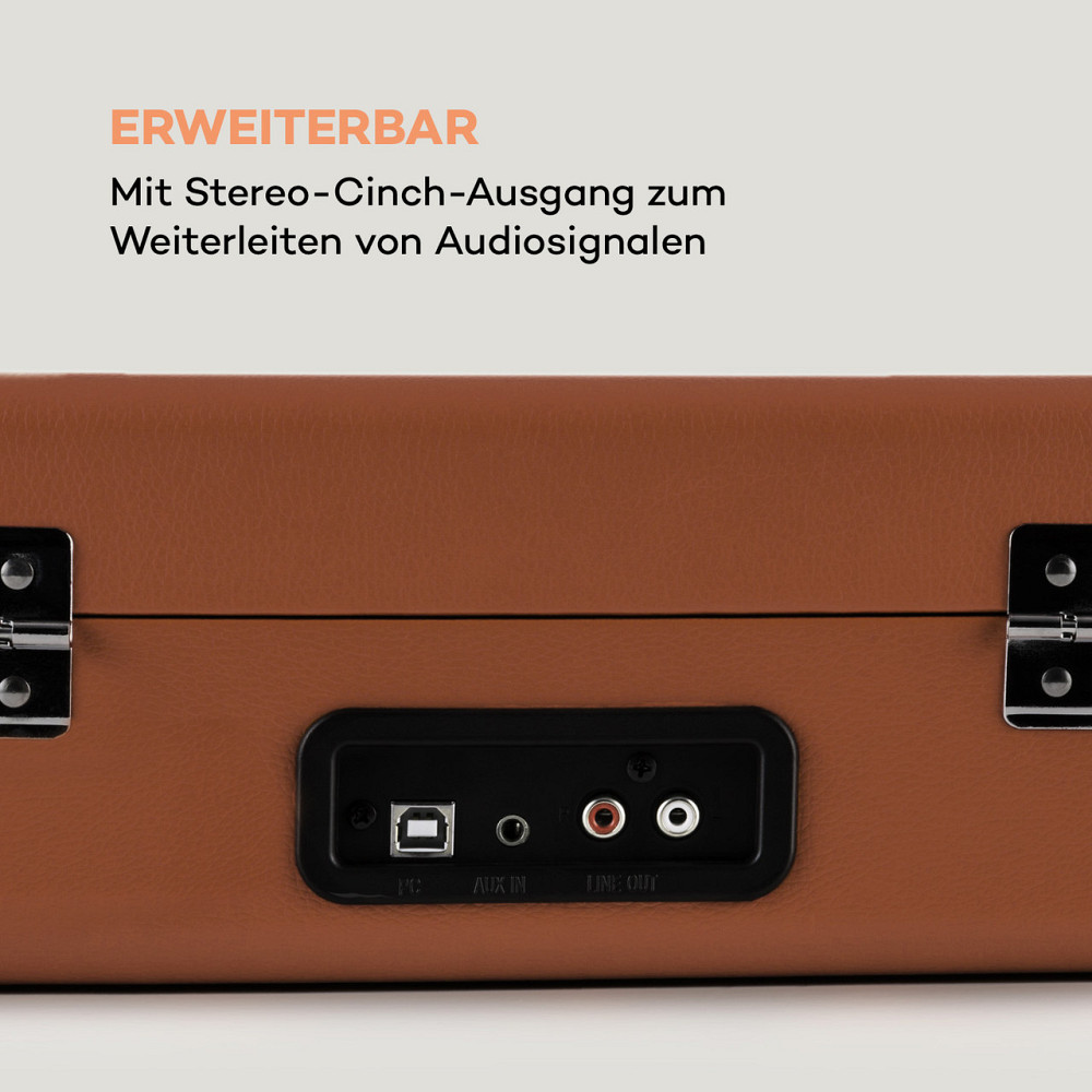 Peggy Sue Retro Turntable LP USB Коричневий Коричневий (Німеччина, читати опис) Рівне - фото 5